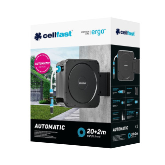 Купить Катушка для шланга CELLFAST автоматическая 20 + 2м ERGO   55-410 фото №8